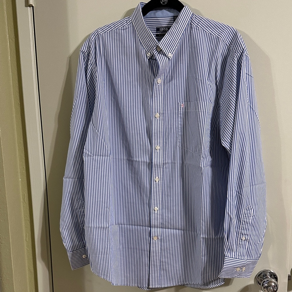 Men's Blue Striped Shirt